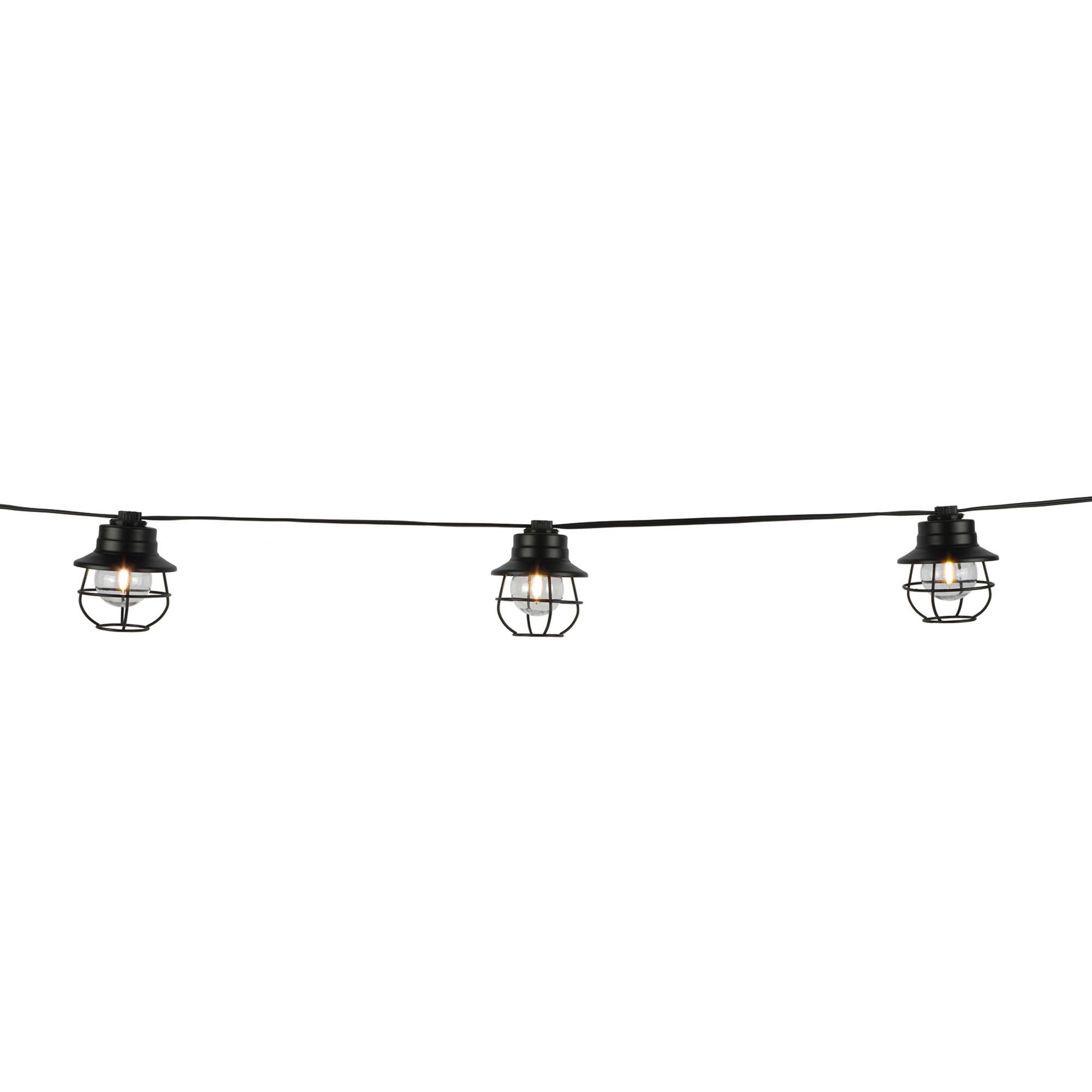 10ct. Black Café LED String Lights by Ashland®